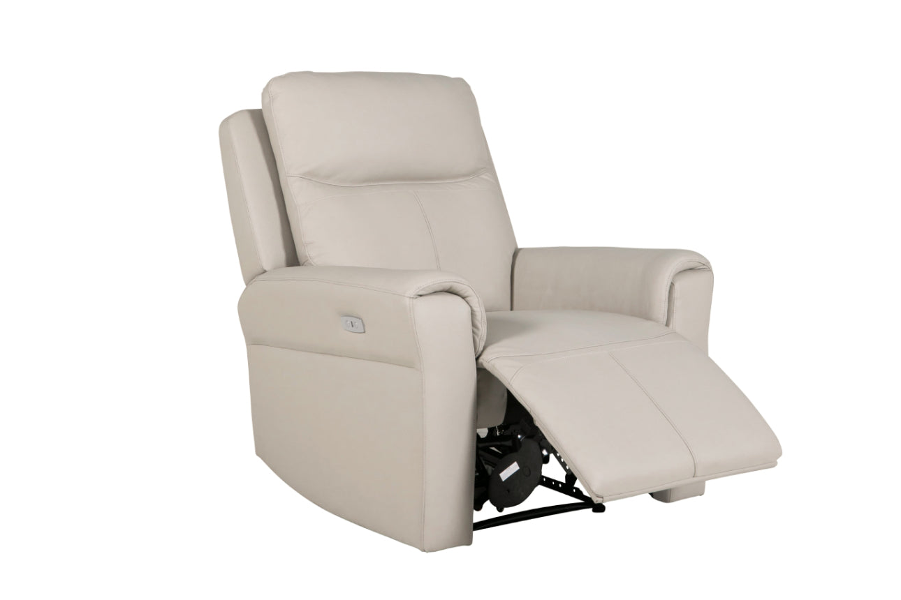 Russo 1 Seater Electric recliner Chair - Stone