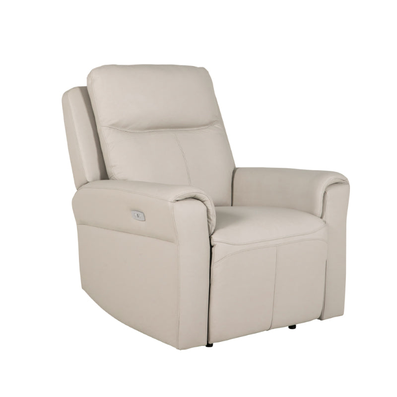 Russo 1 Seater Electric recliner Chair - Stone