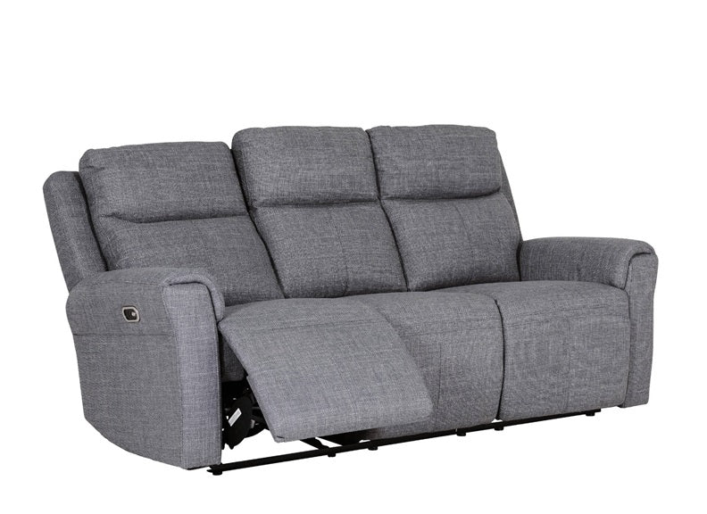 Russo Fabric Charcoal 3PP Sofa - 1