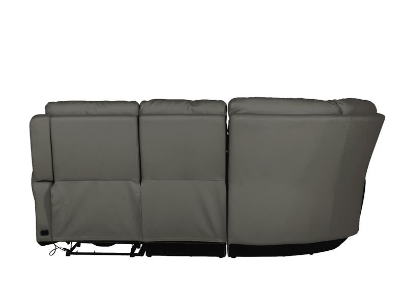 Russo Corner Group Electric Recliner (4pcs) (NETT) - Ash