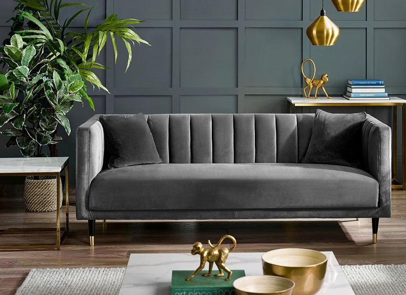 Salma Teal Sofas - room
