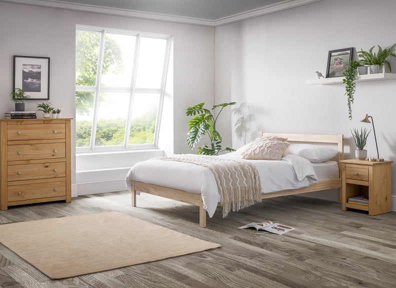 Sami Natural Pine Bed