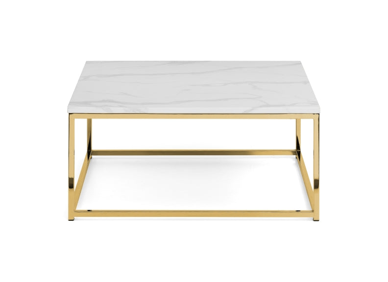 Scala White & Gold Coffee Table