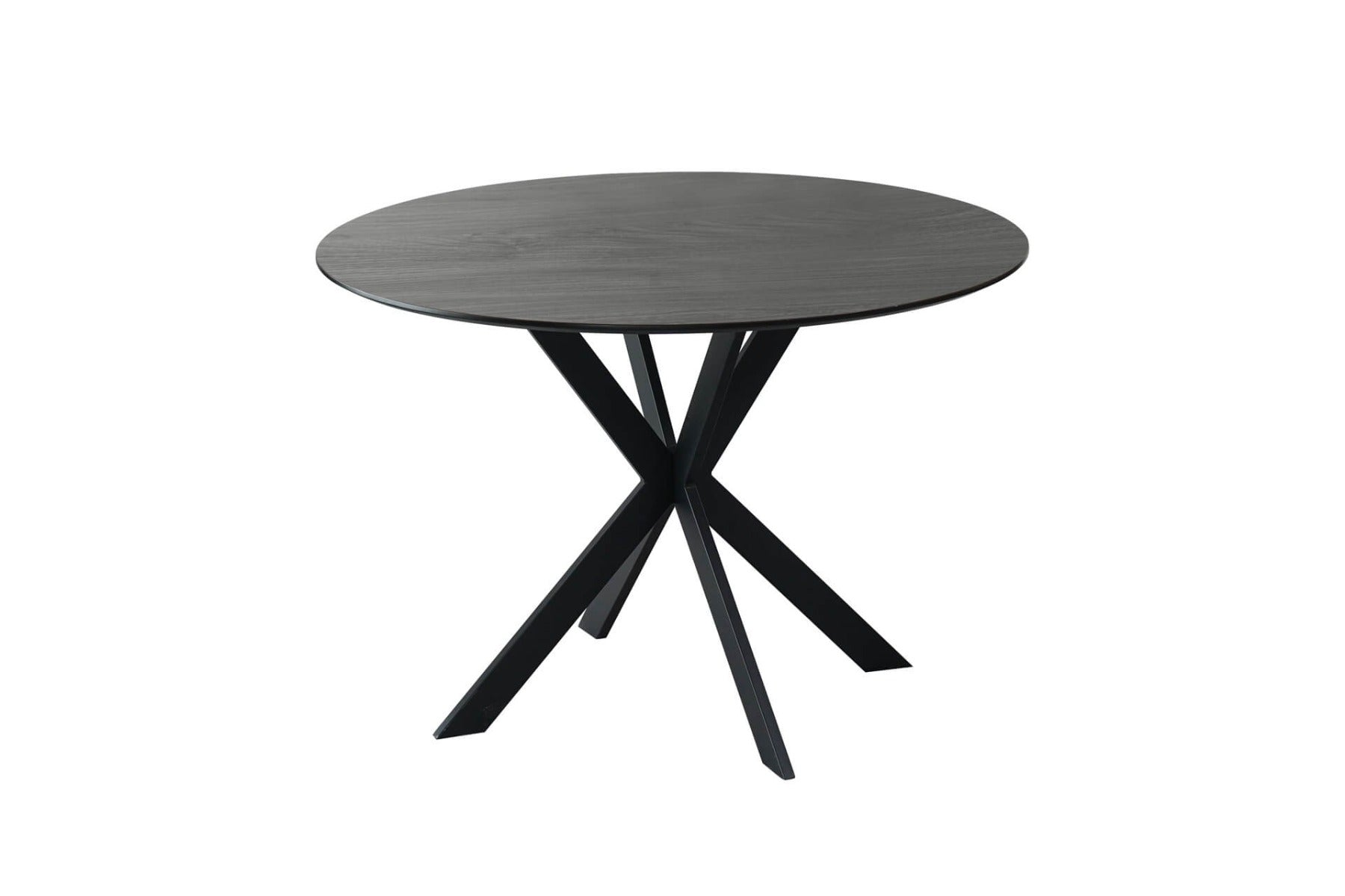 Sadia Round Dining Table – 1100mm in Oak or Smoke Finish with Durable Melamine Top