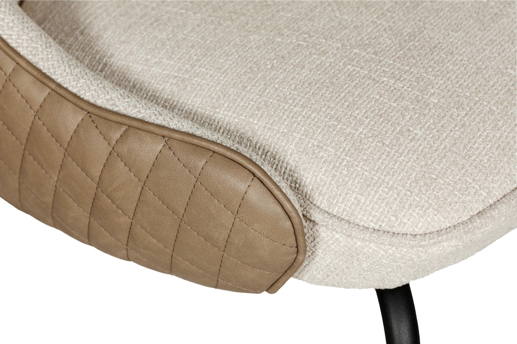 Sadia Dining Chair - Modern Elegance in Biscuit & Grey | Free Delivery in Ireland