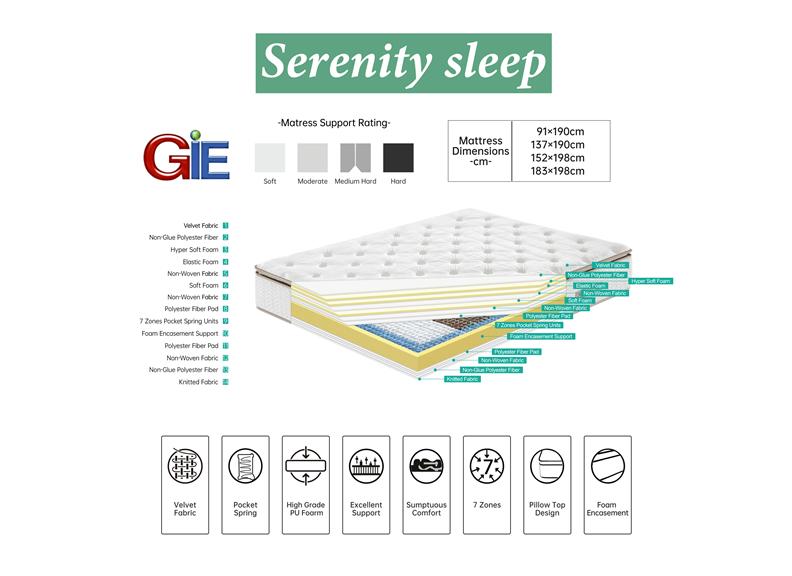 Serenity G09 4 ft6 Luxury Mattress