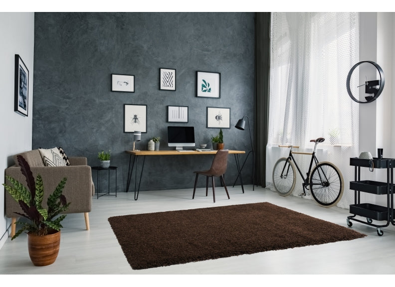 Shaggy Brown Rugs(Express Delivery 3-5 days)