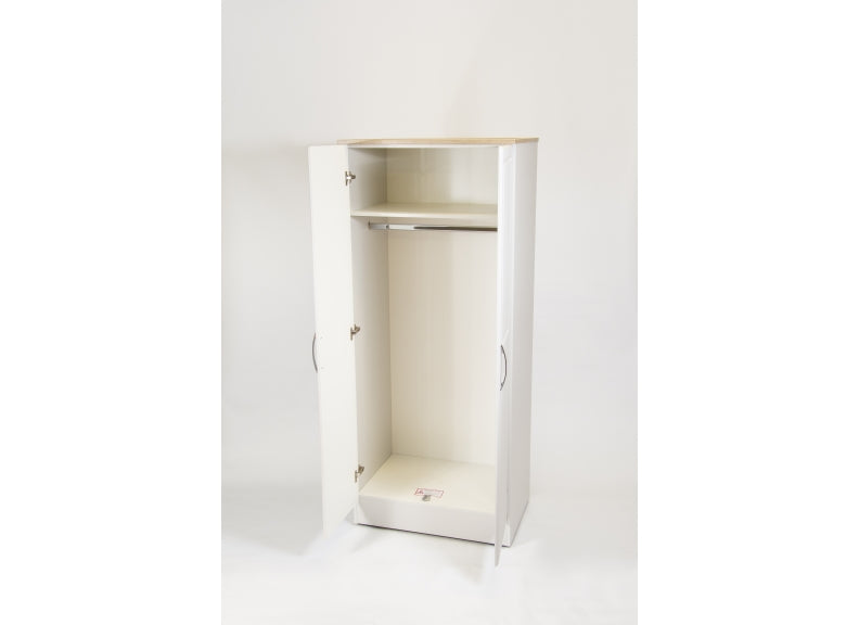 Shannon Grey & Oak Two Door Wardrobe