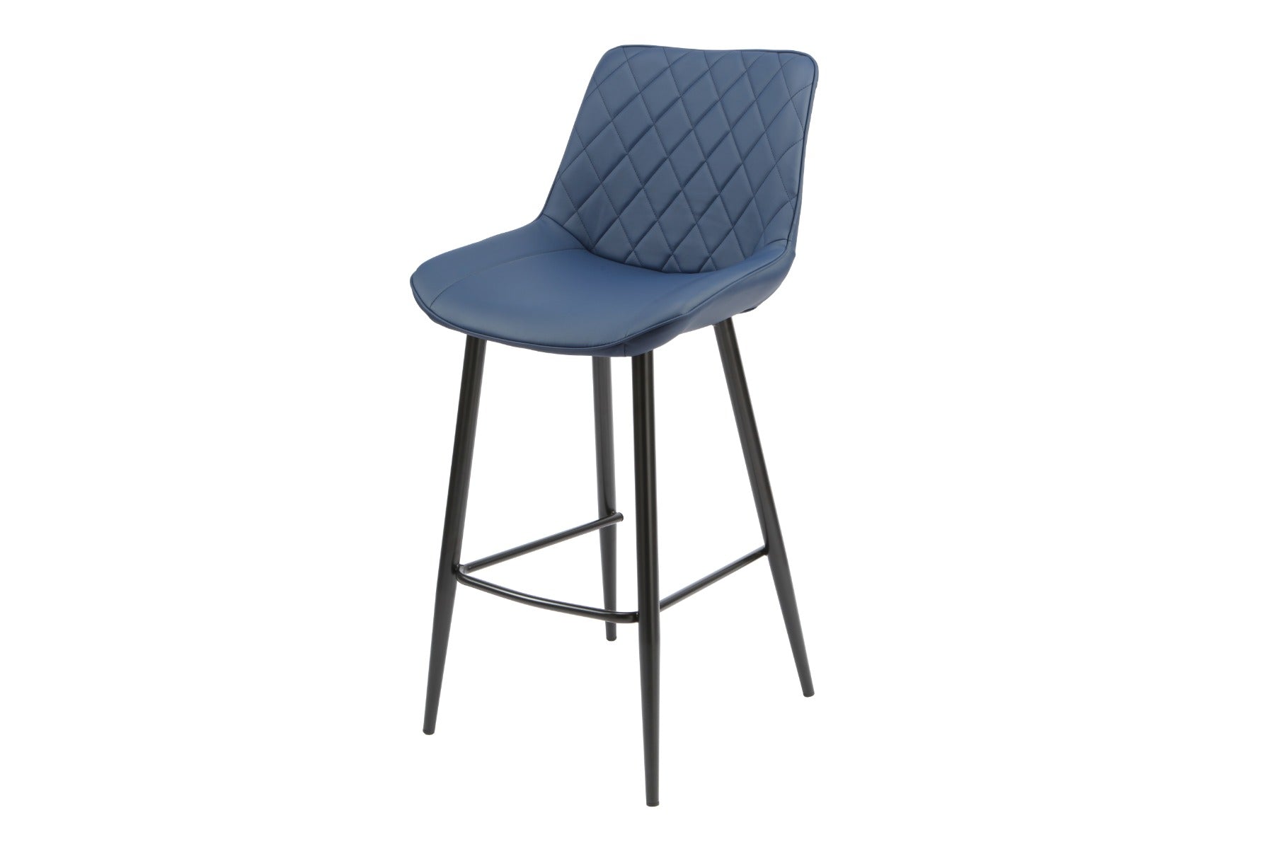 Silvia Bar Stool Blue PU