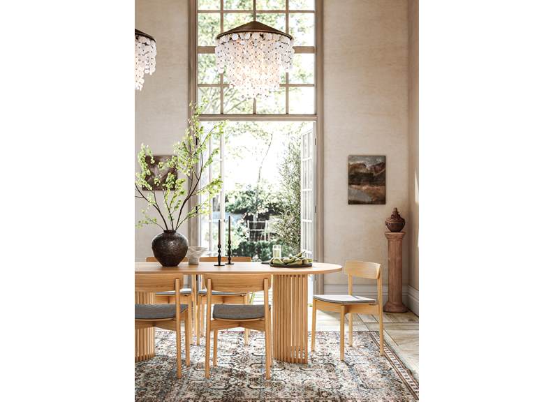 Soho Oval Elegant Dining Table for Modern Dining Spaces