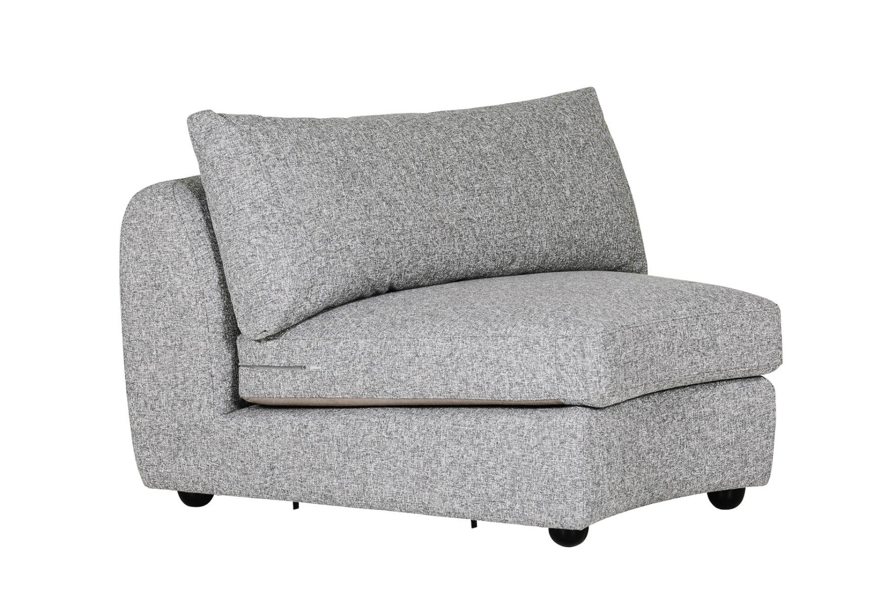 Spencer Curved Wedge – Grey or Natural | Modular Elegance & Comfort