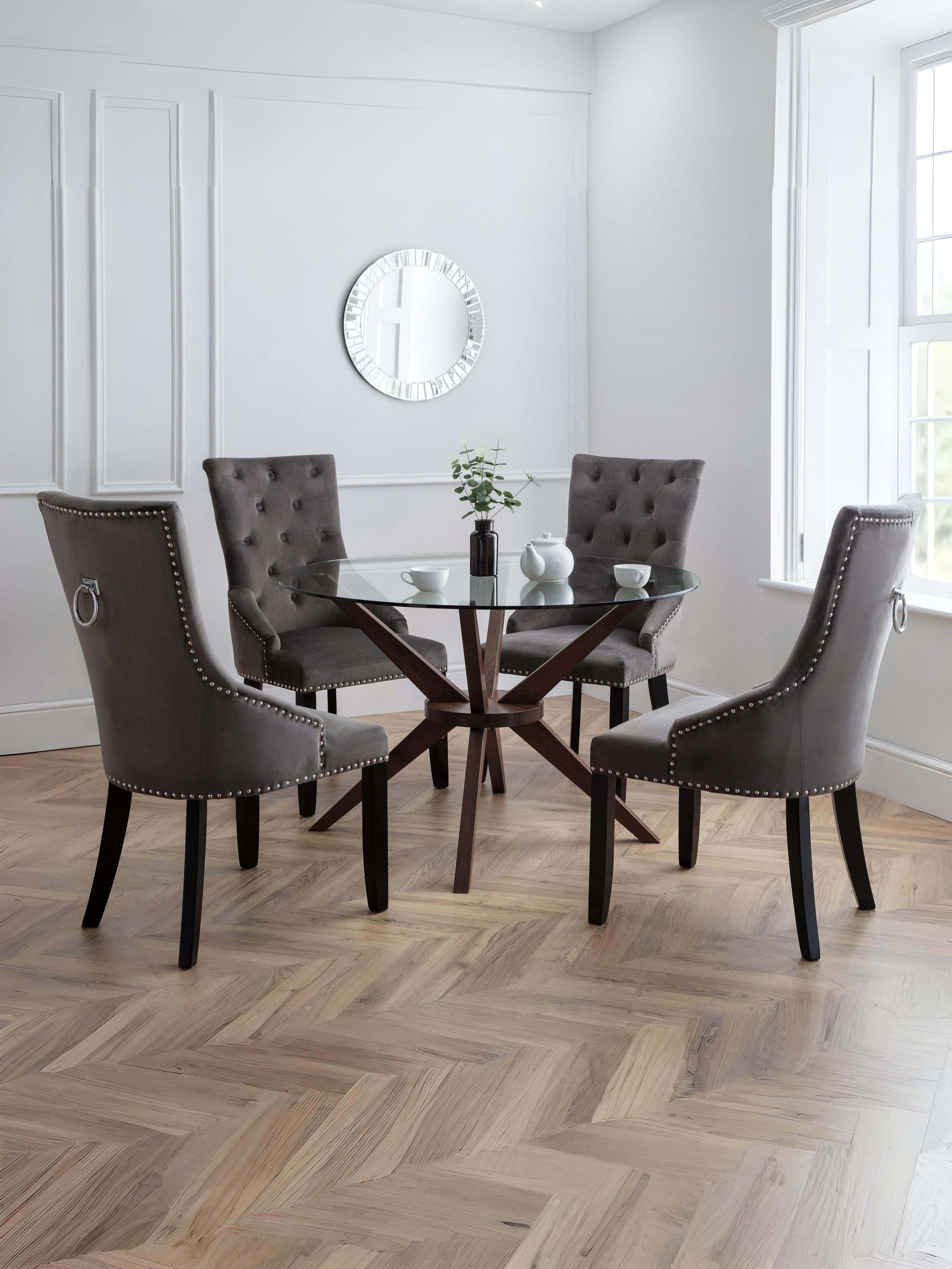 Set Of 2 Veneto Knockerback Chairs