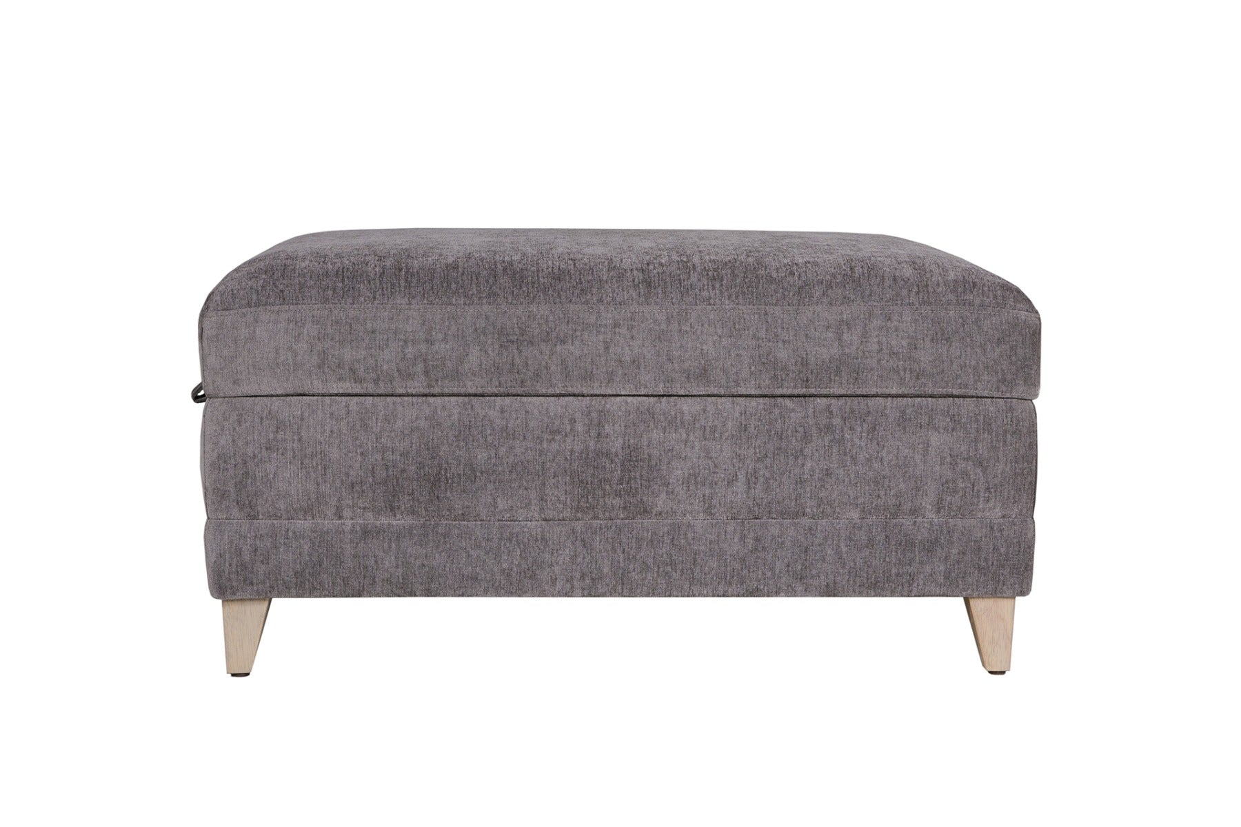 Tate Storage Ottoman- Grey