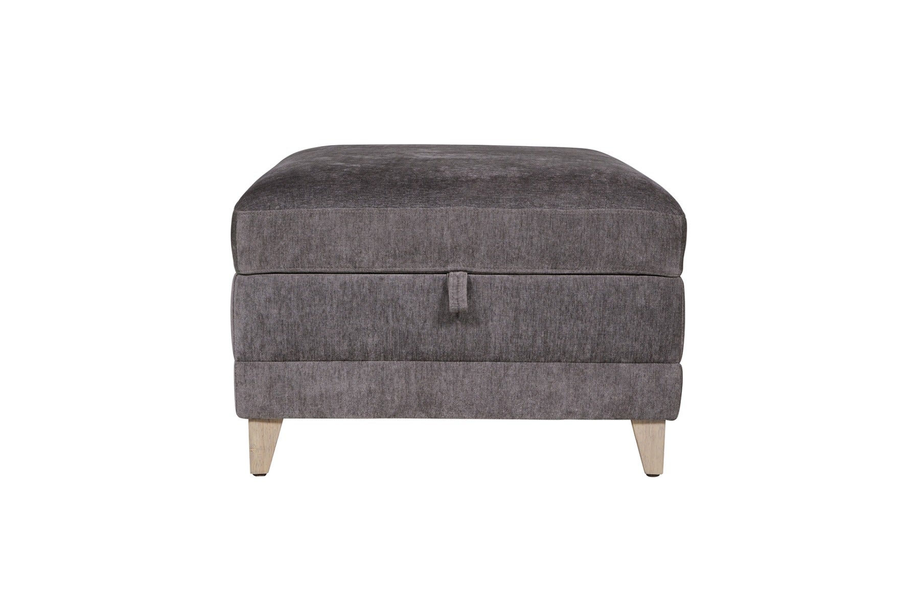 Tate Storage Ottoman- Grey