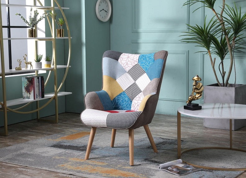 Taylor Occasional Chair in Original Patchwork