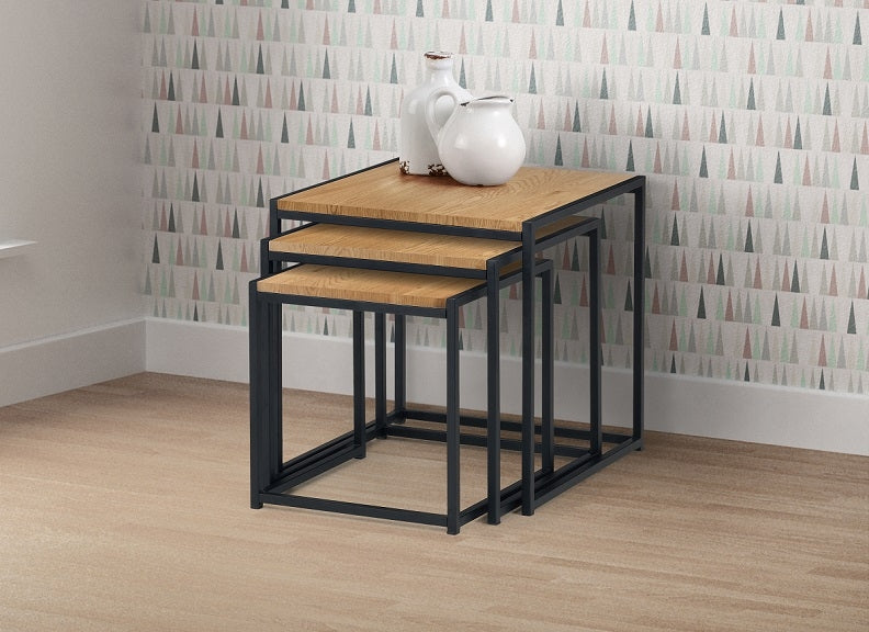 Tribeca Natural Oak Nest Of Tables