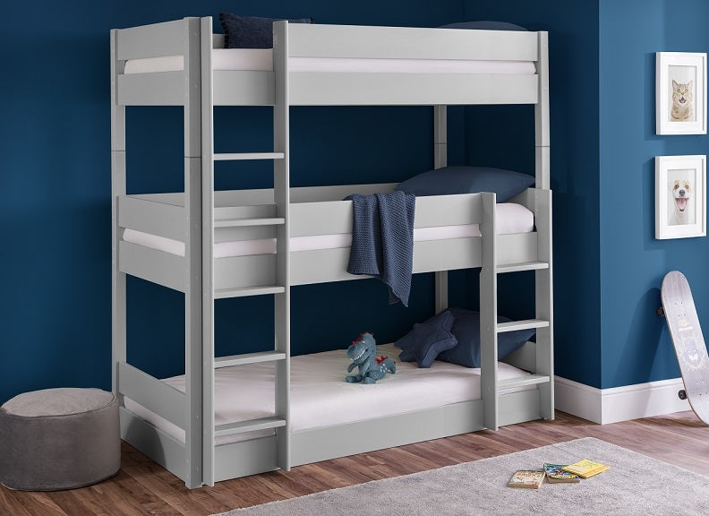 Trio Bunk Grey Bedroom