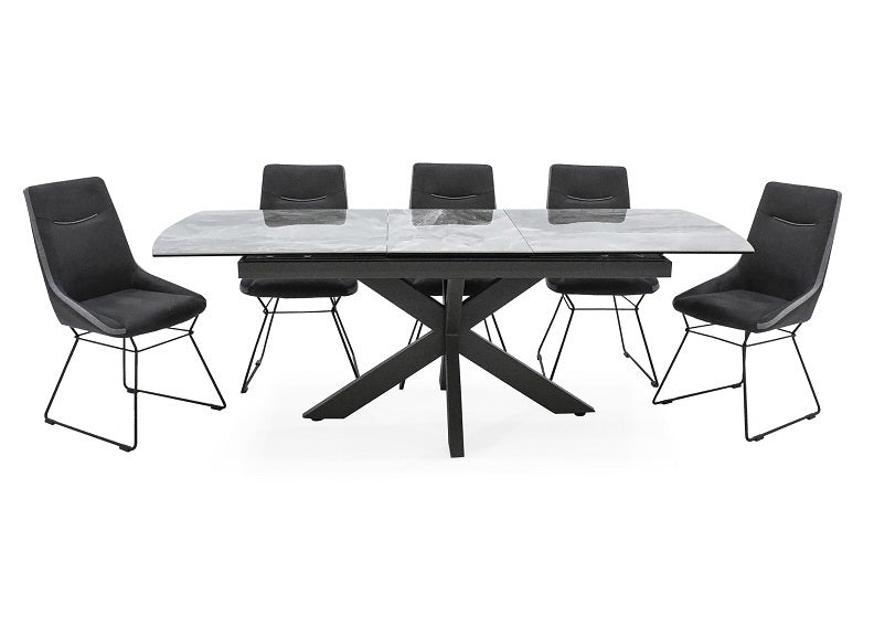 Valerius & Mirko Grey Dining Set
