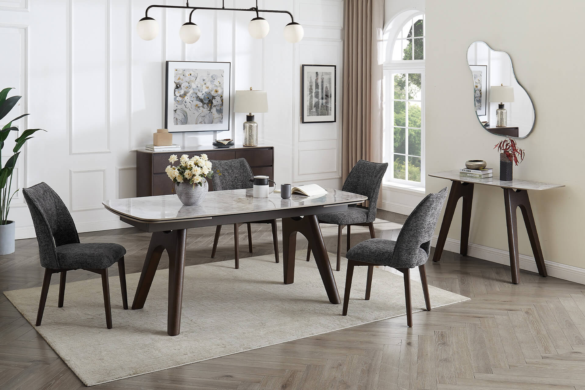 Valley Extending Dining Table Rectangle 1800/2600