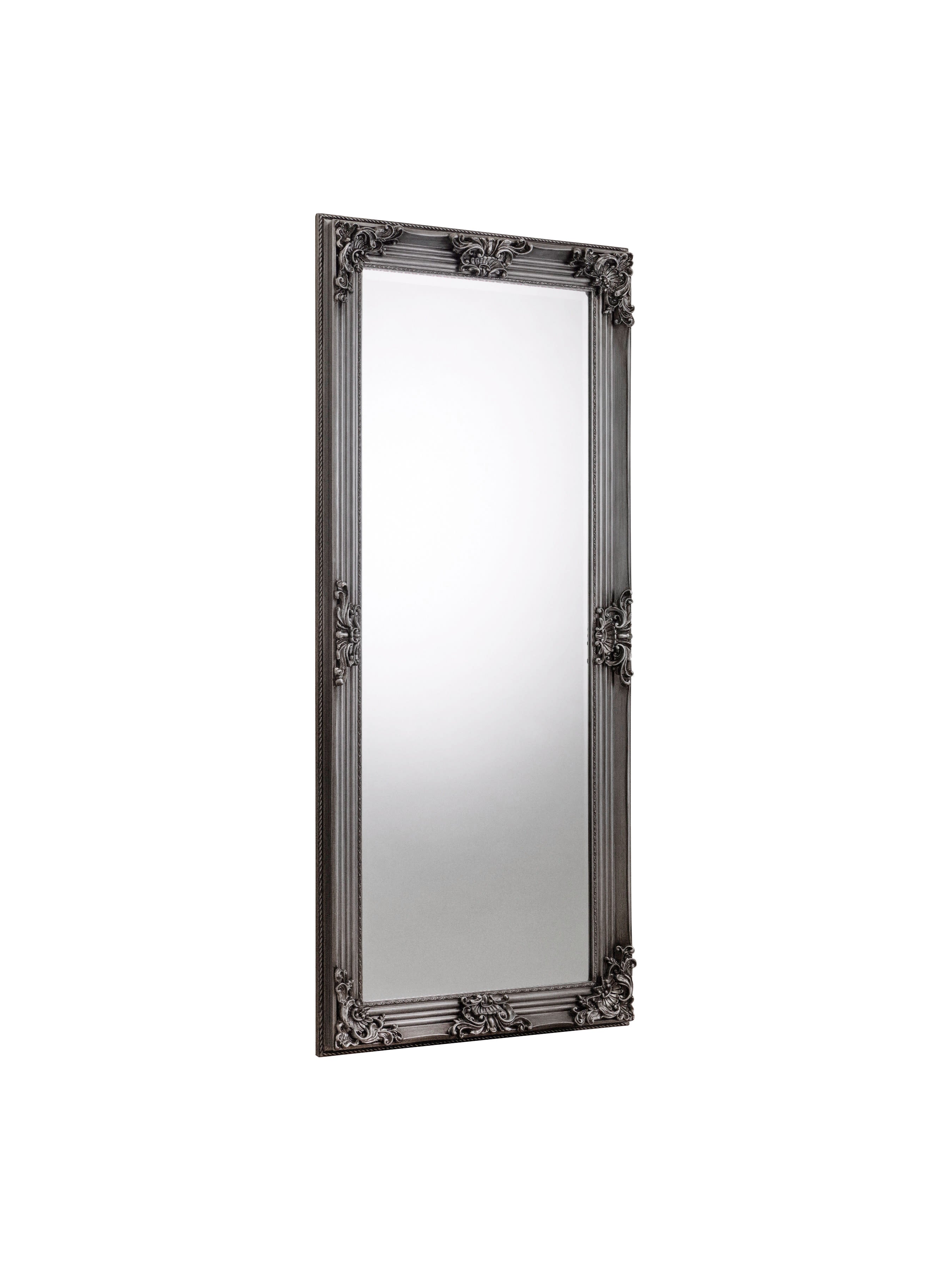 Rococo Pewter Lean-To Dress Mirror