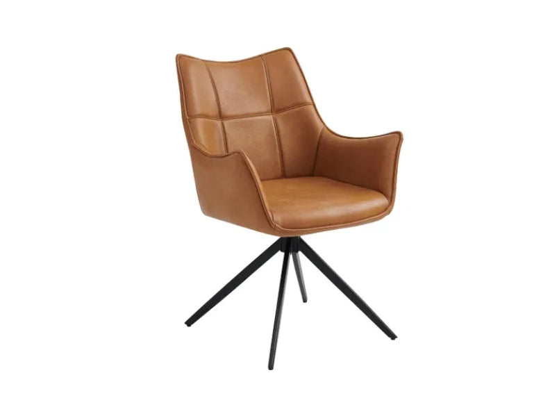 Carson Dining Table & Vito PU Chairs