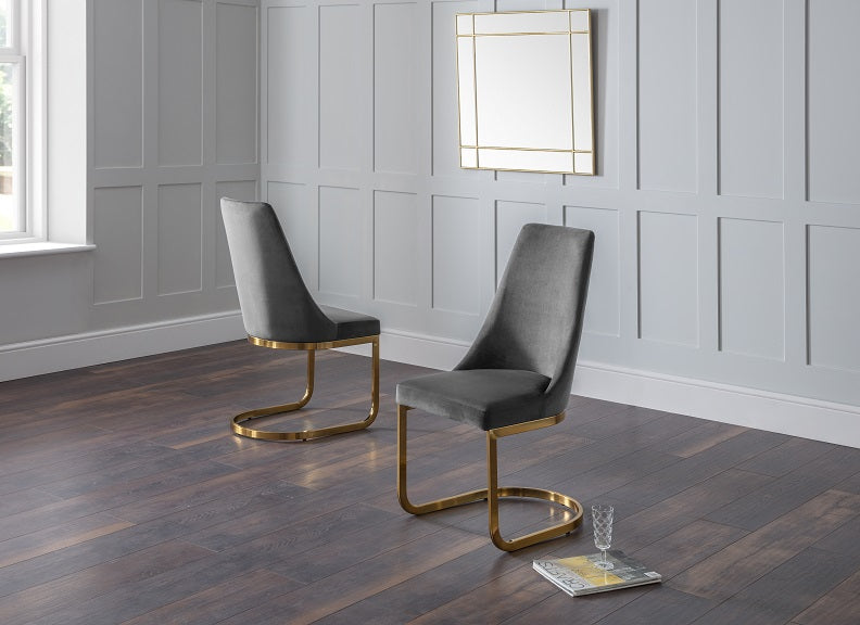 Scala Marble Effect Table & Vittoria Chair Set