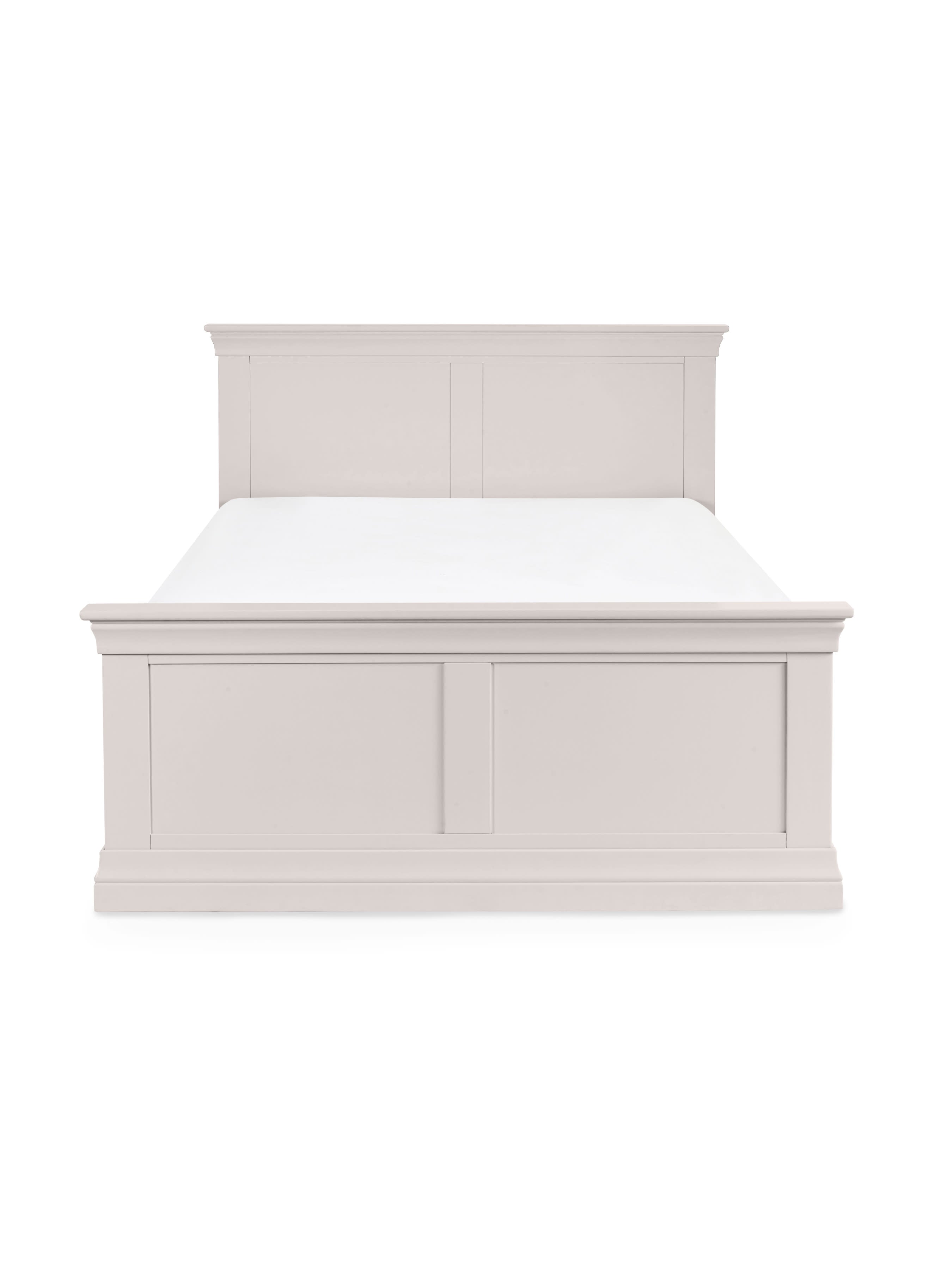 Clermont 150Cm King Bed - Light Grey