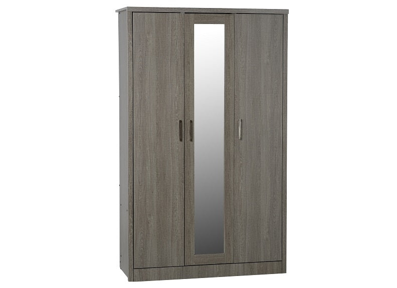 Lisbon 3 Dr Mirrored Robe