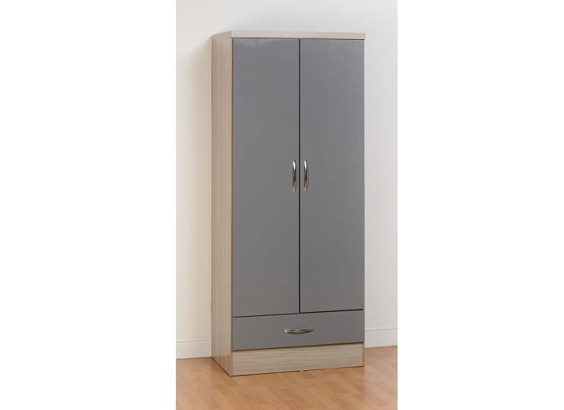 Nevada 2 Door 1 Drawer Robe