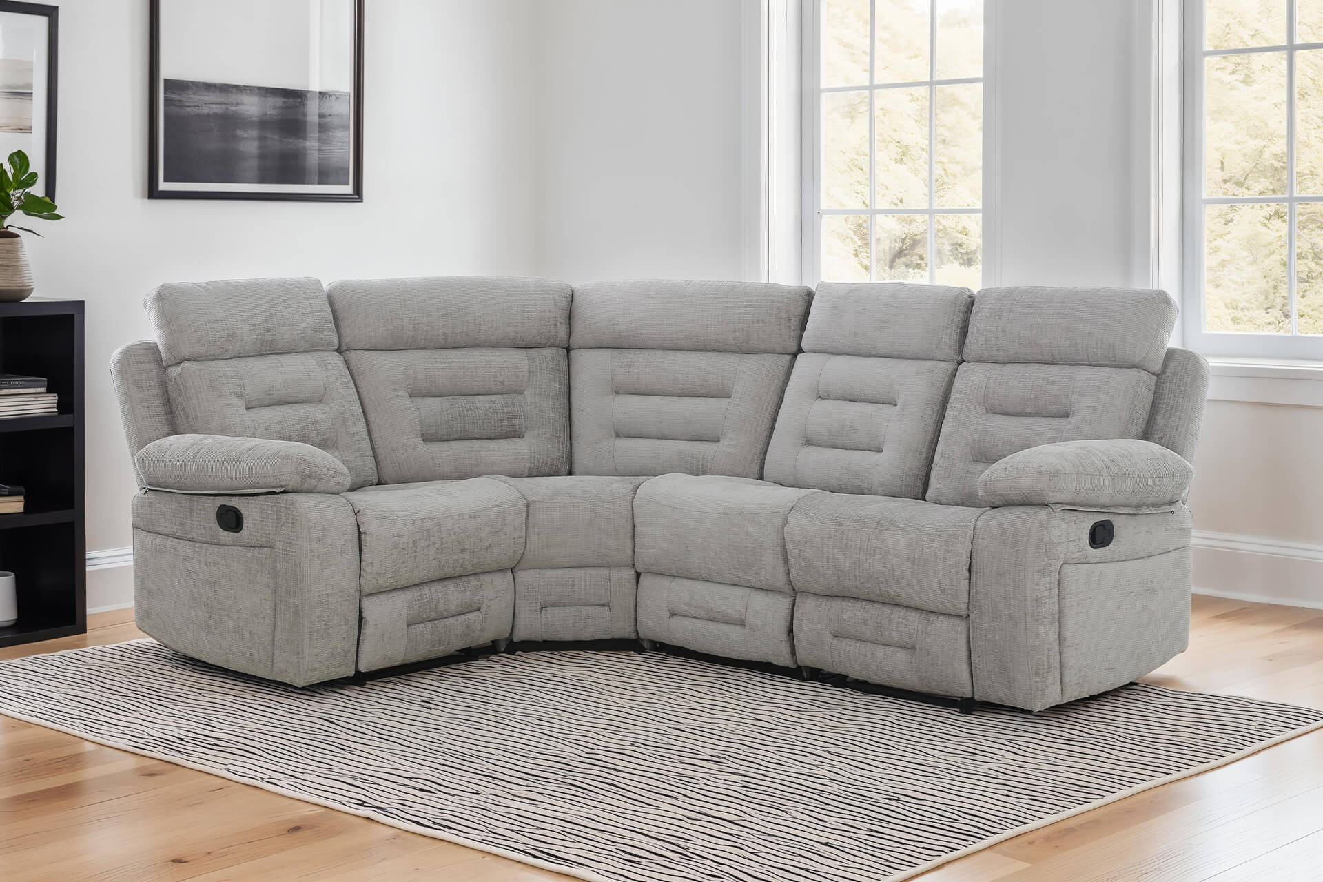Wilbur Corner Group Manual Recliner