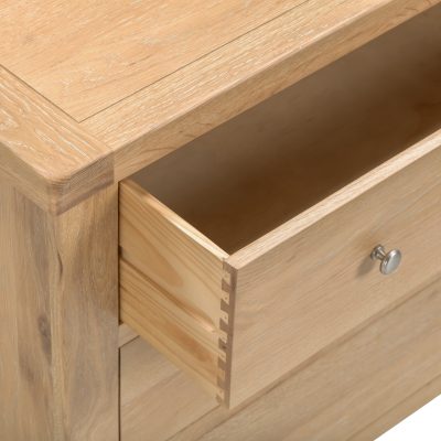 WINDSOR 3 DRAWER CHEST - NATURAL OAK