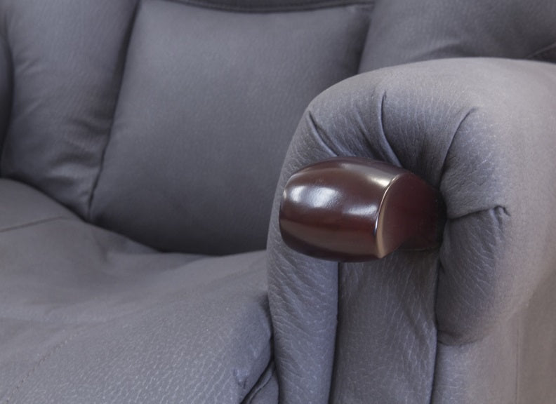 Windsor Grey Lift & Rise Chair - arm - detail