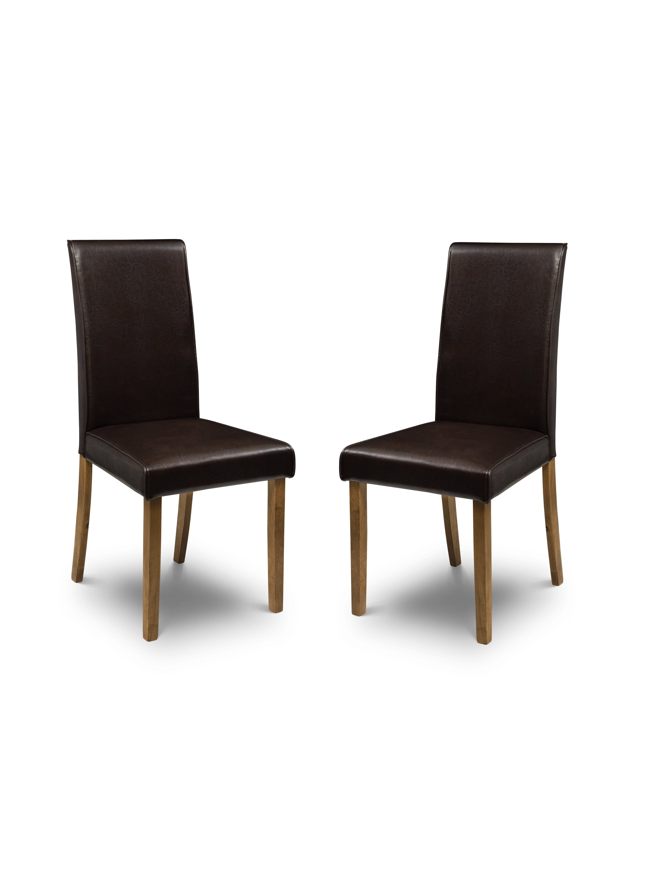 Set Of 2 Hudson Brown Chairs