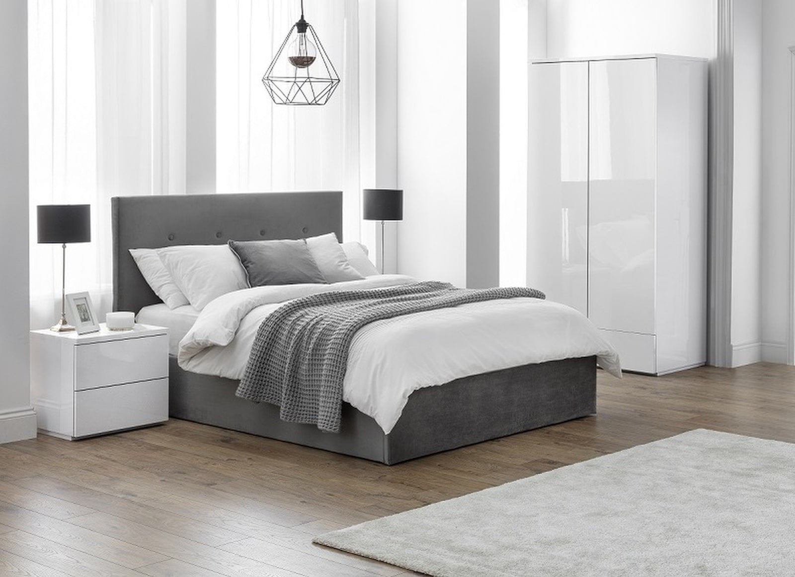 Monaco White Gloss Collection