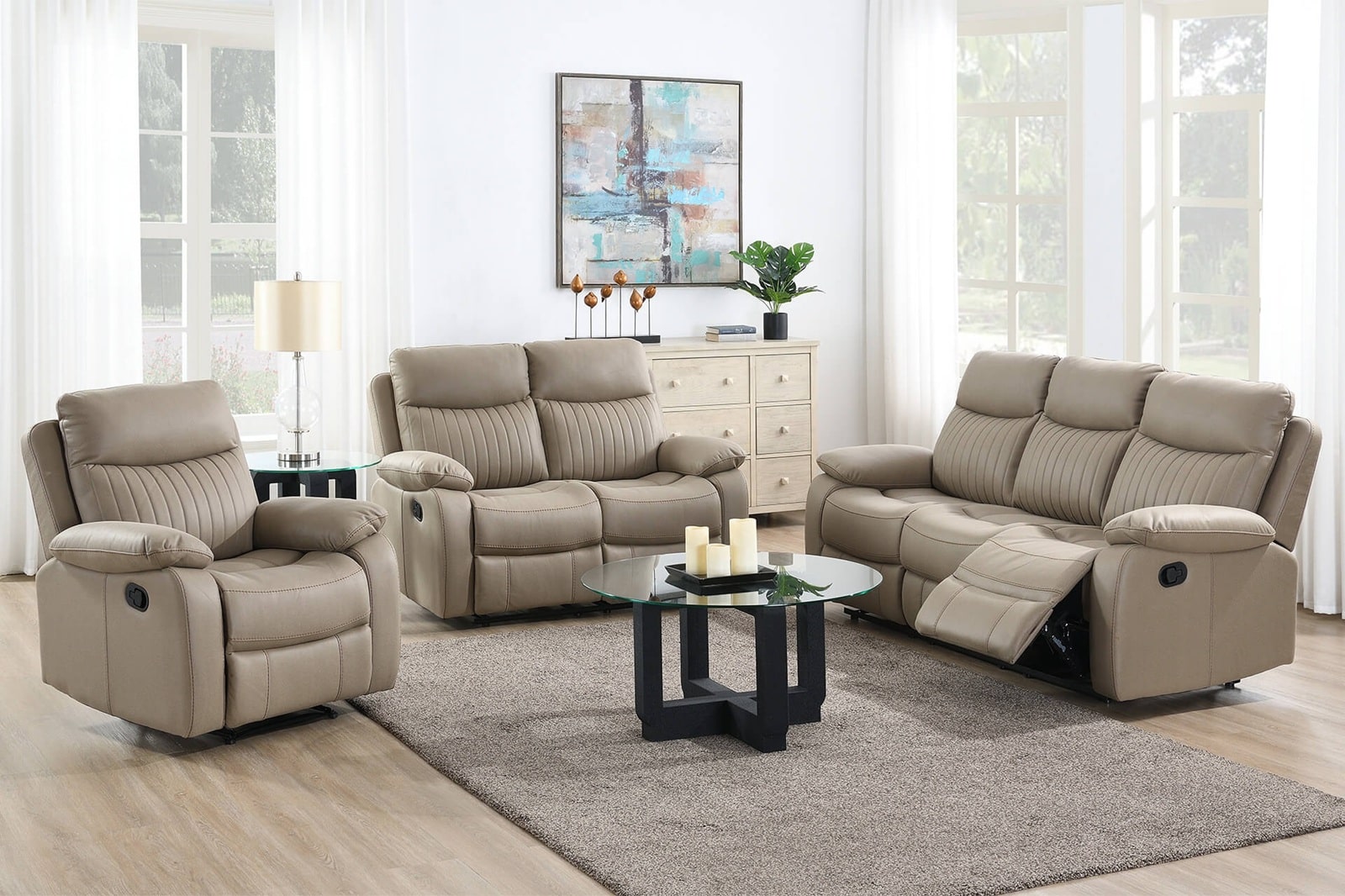 Barkley Fabric/Leatherette
