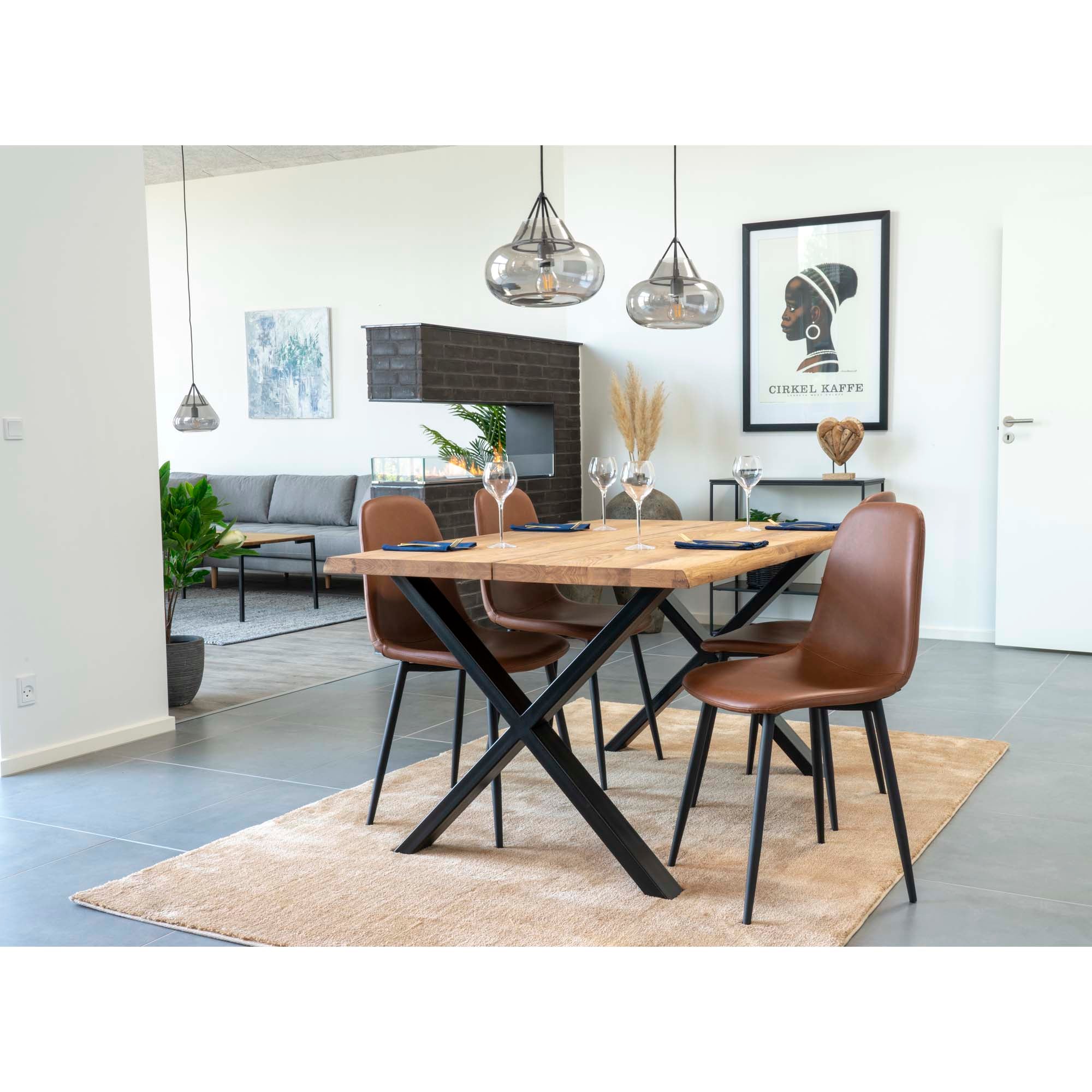 Set of 2 Stockholm Dining Chairs