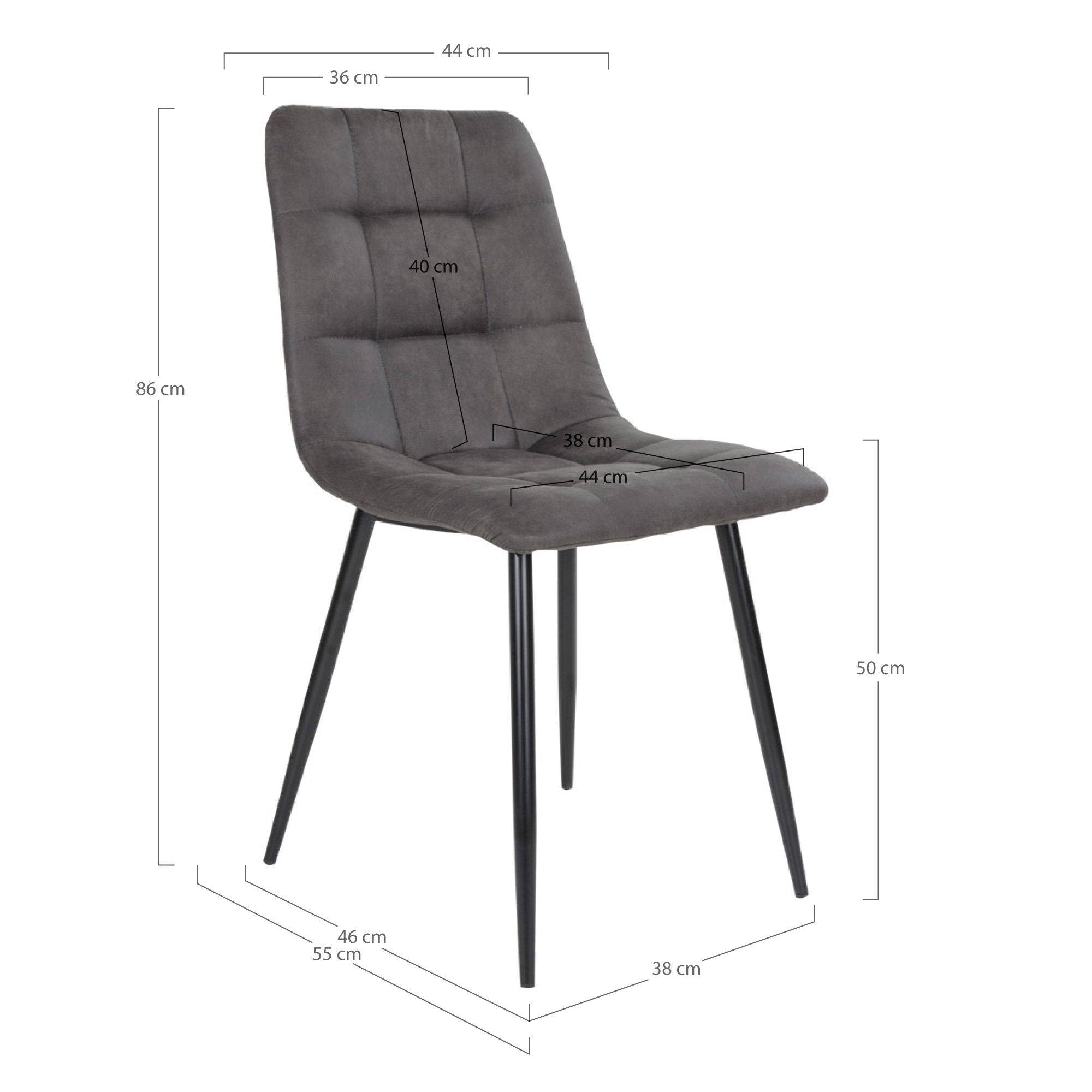 Set of 2 Middelfart Dining Chairs