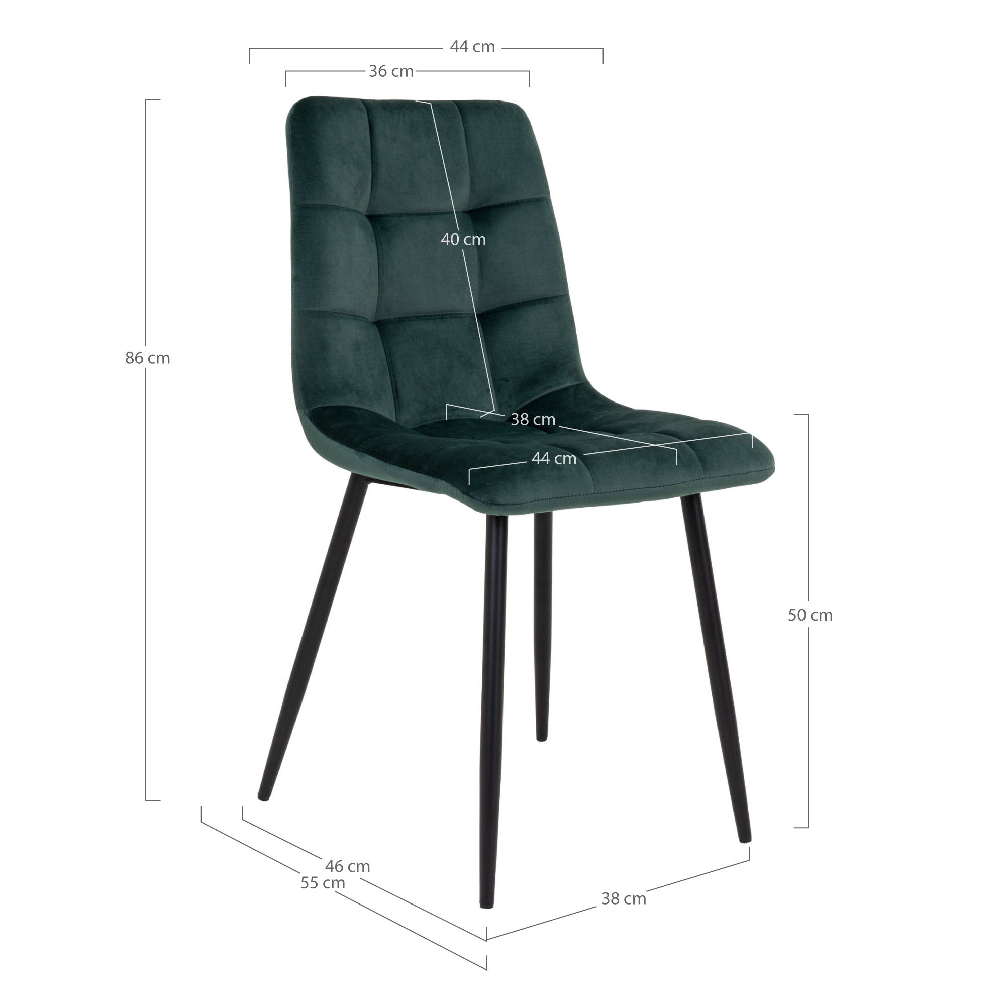 Set of 2 Middelfart Dining Chairs
