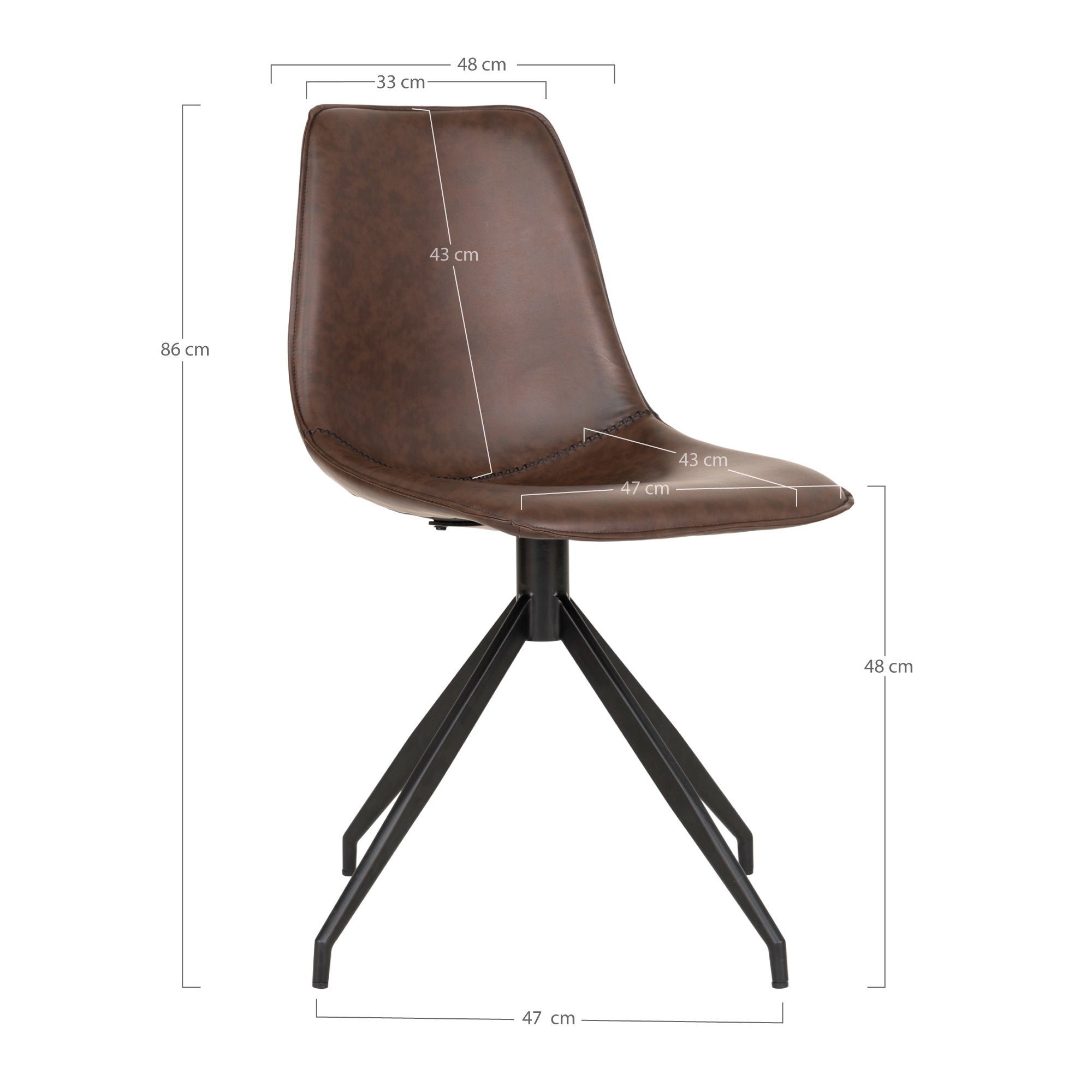 Set of 2 Monaco Dining Chairs