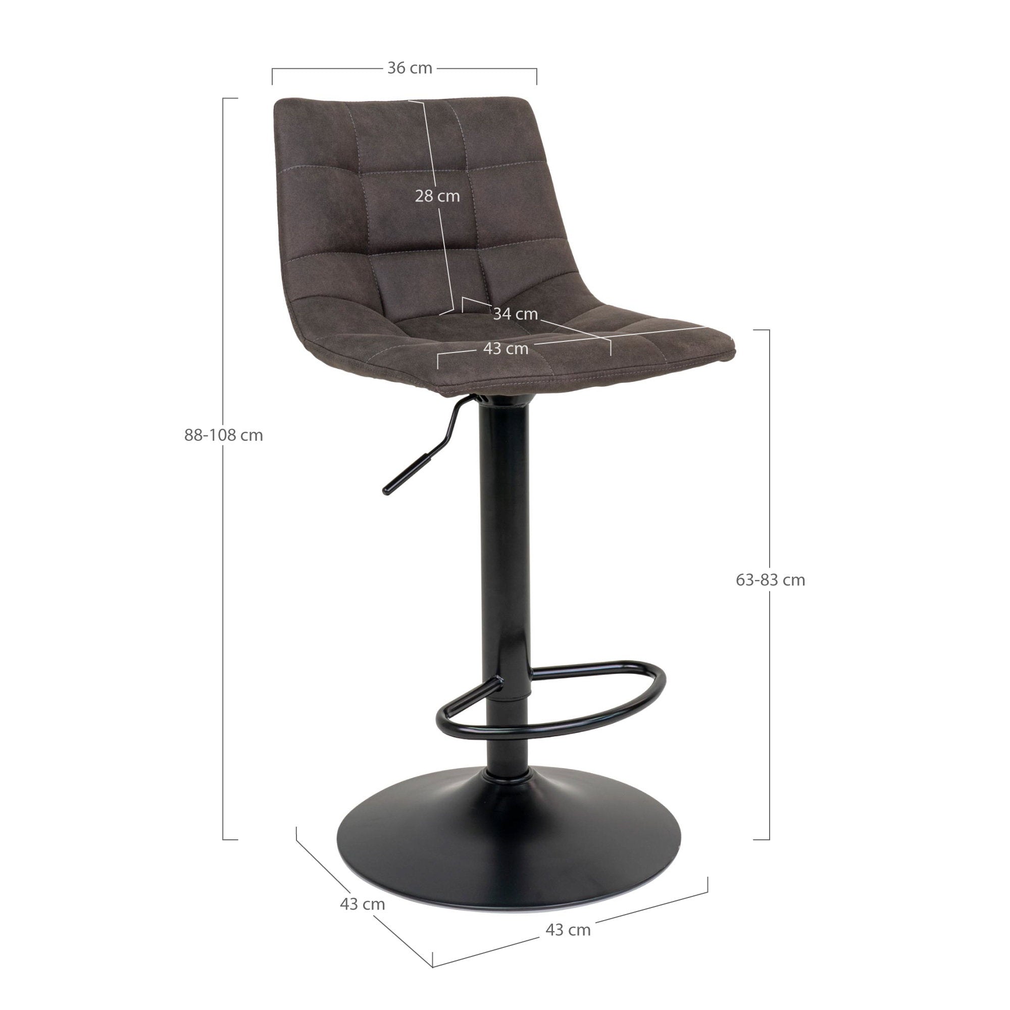 Set of 2 Middelfart Bar Chairs