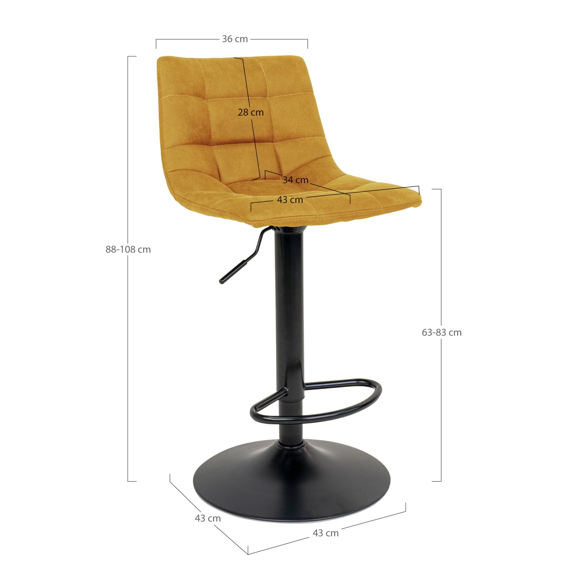 Set of 2 Middelfart Bar Chairs