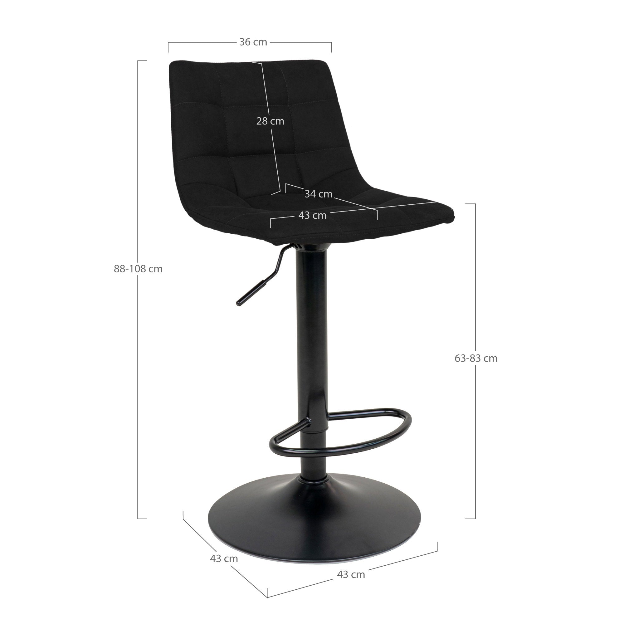 Set of 2 Middelfart Bar Chairs