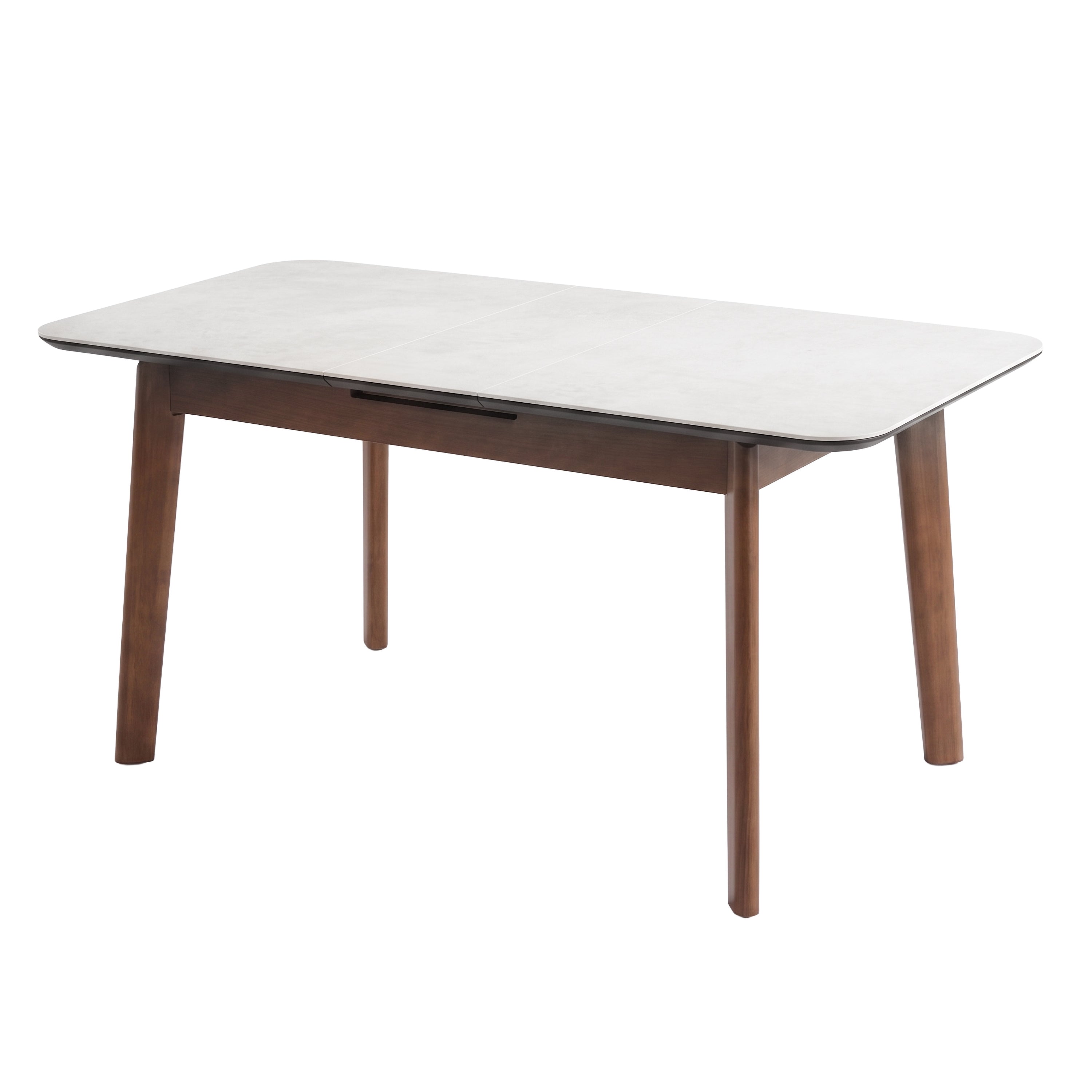 Turin Sintered Stone Extension Dining Table Walnut