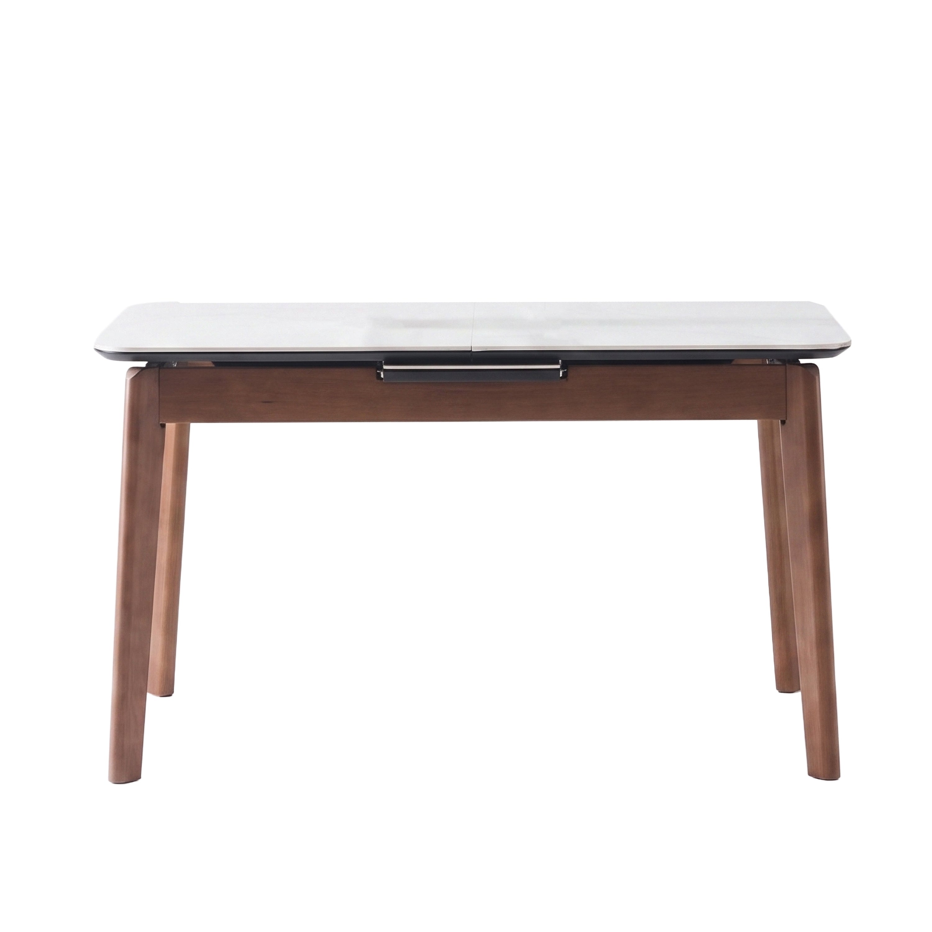 Turin Walnut Dining Set with Latte Chairs