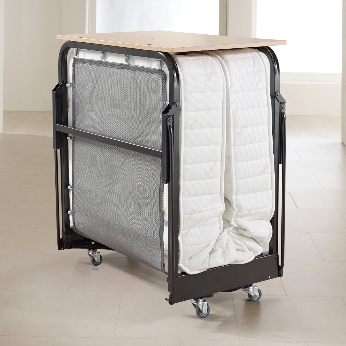 Jay-Be Crown Premier Folding Bed with Deep Sprung Mattress - 2ft6 (Pre-order only)