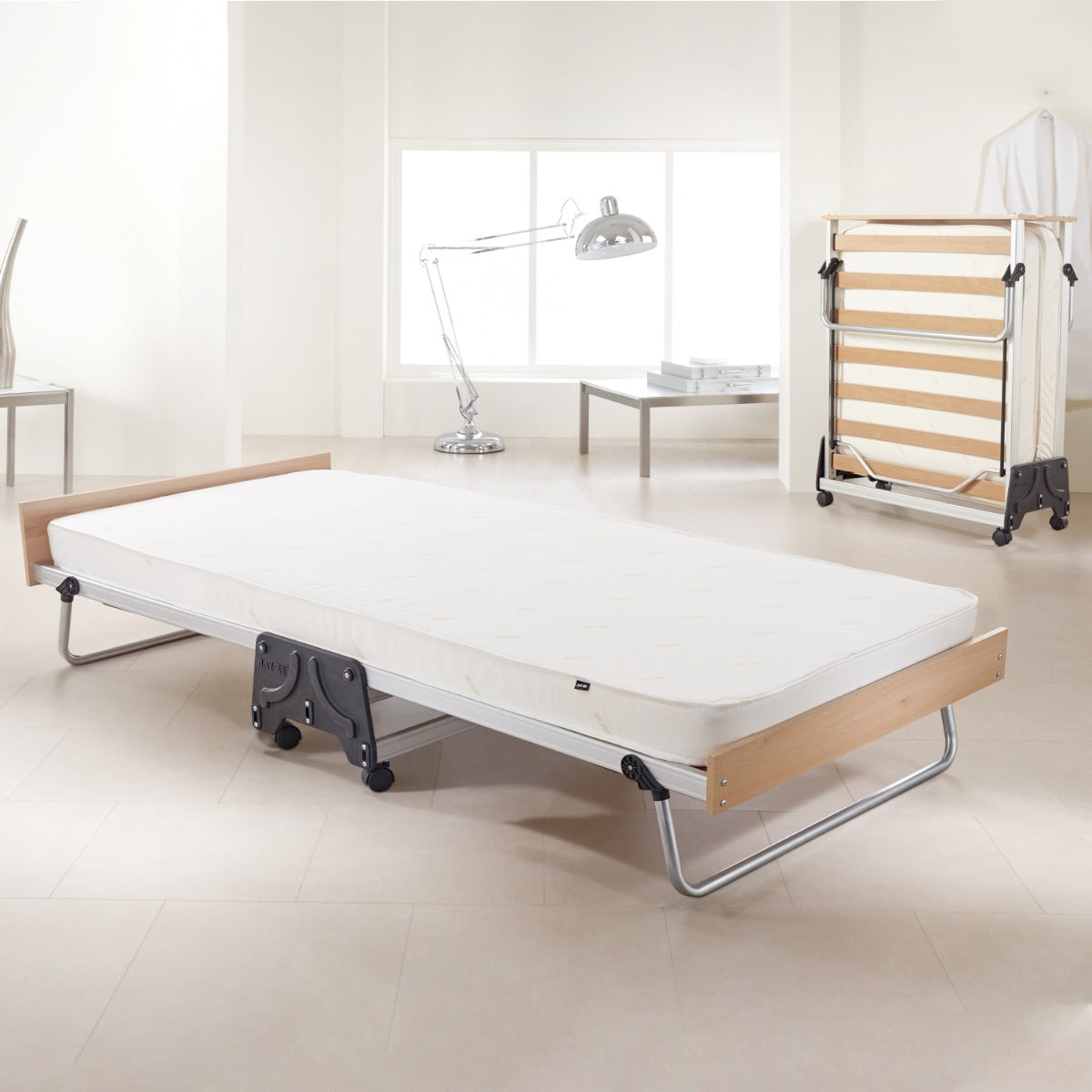 Jay-Be J-Bed Folding Bed with Performance e-Fibre Mattress - 3ft