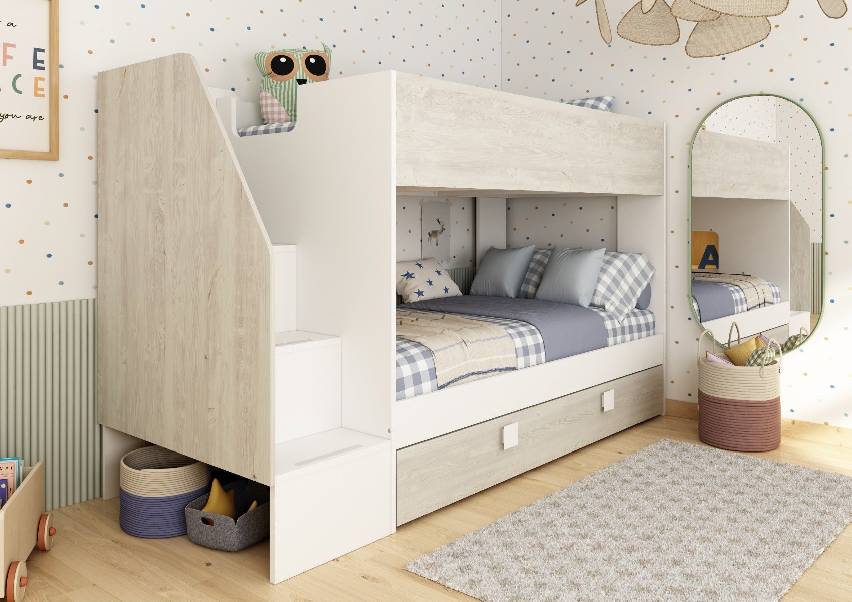Easy Bunk with Trundle bed