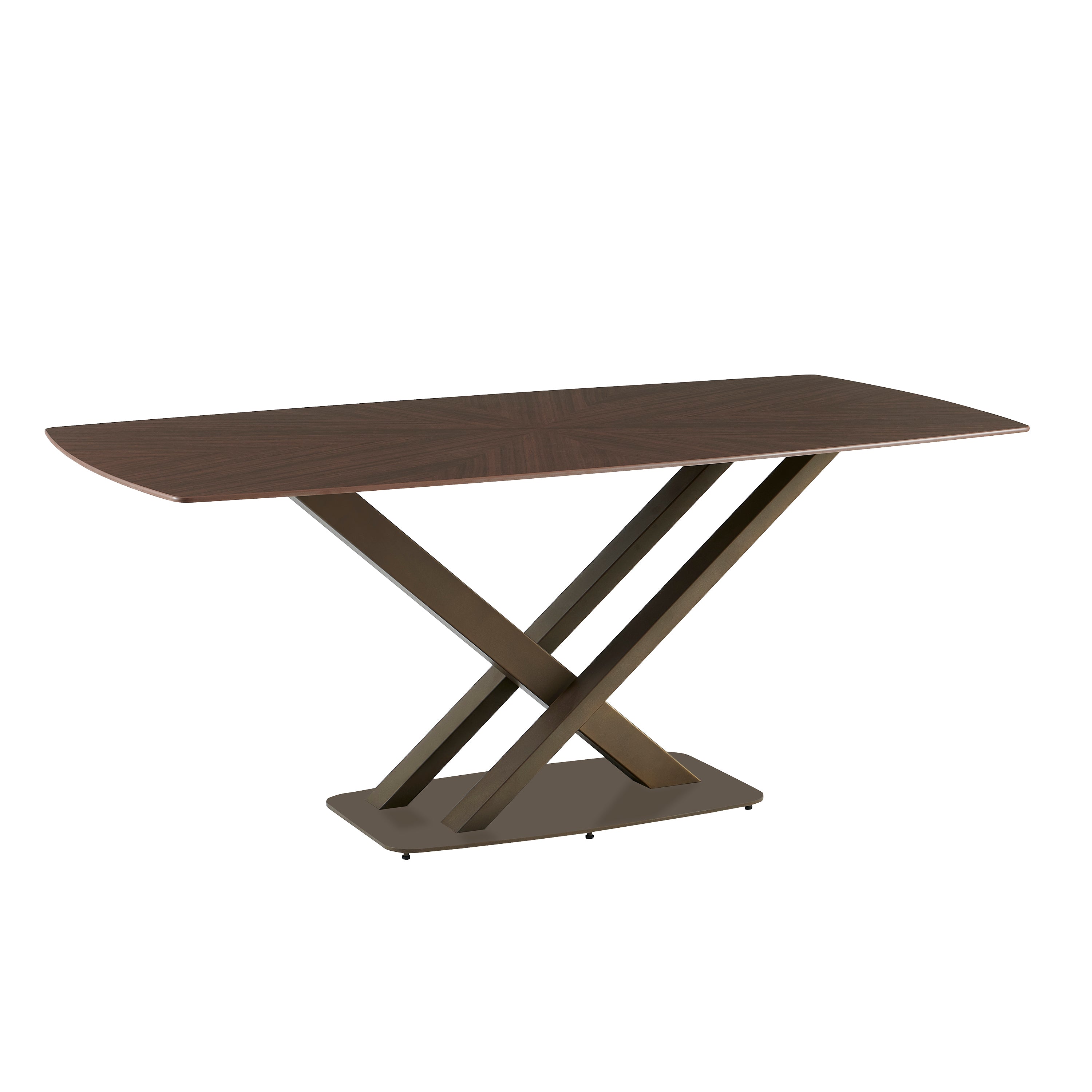 Solara Walnut 180cm Sintered Stone Dining Table
