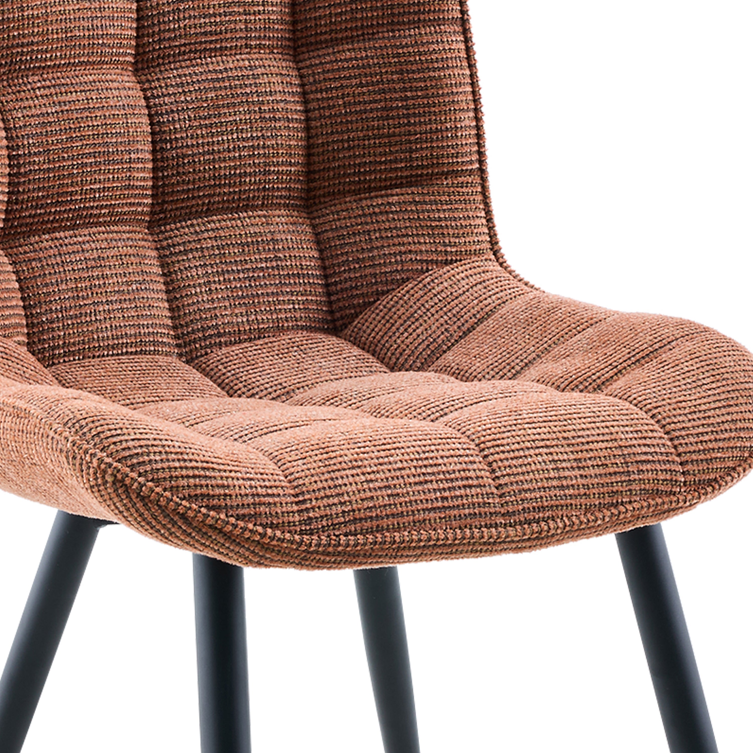 Symphony 160cm Dining Set - Rust Dining Chairs
