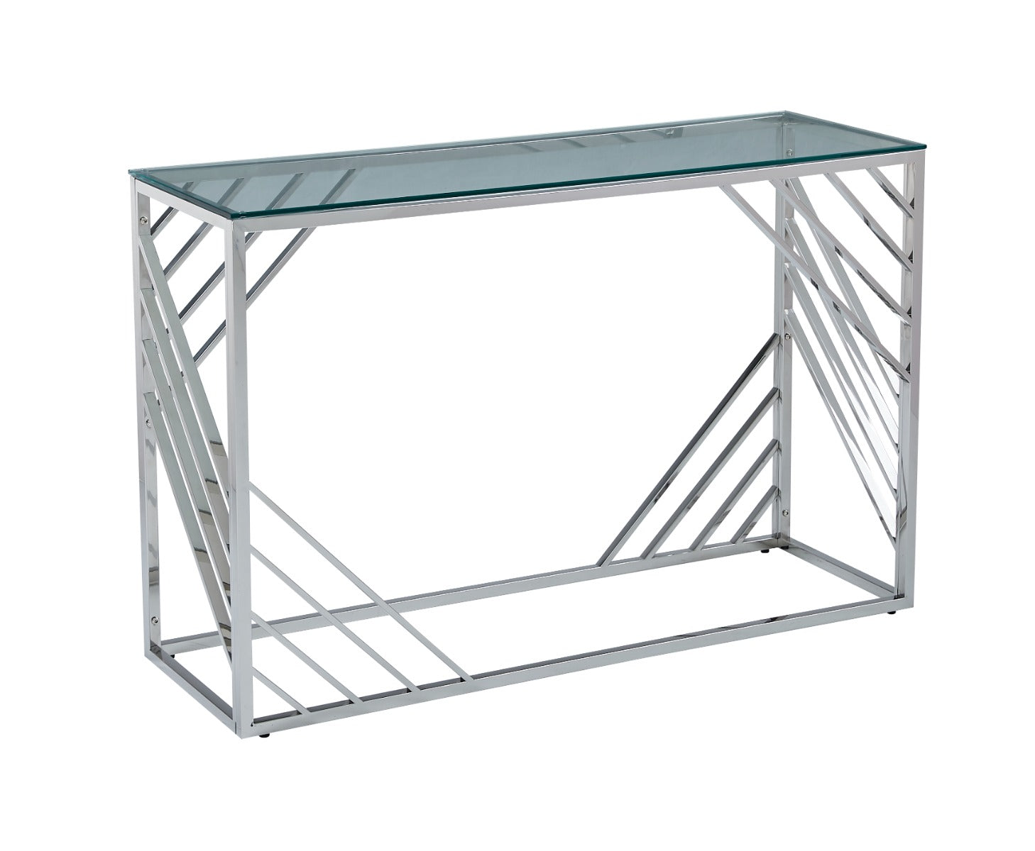 Serene Stainless Steel Console Table